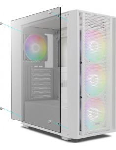 Кутия Gamdias AURA WHITE NoPSU